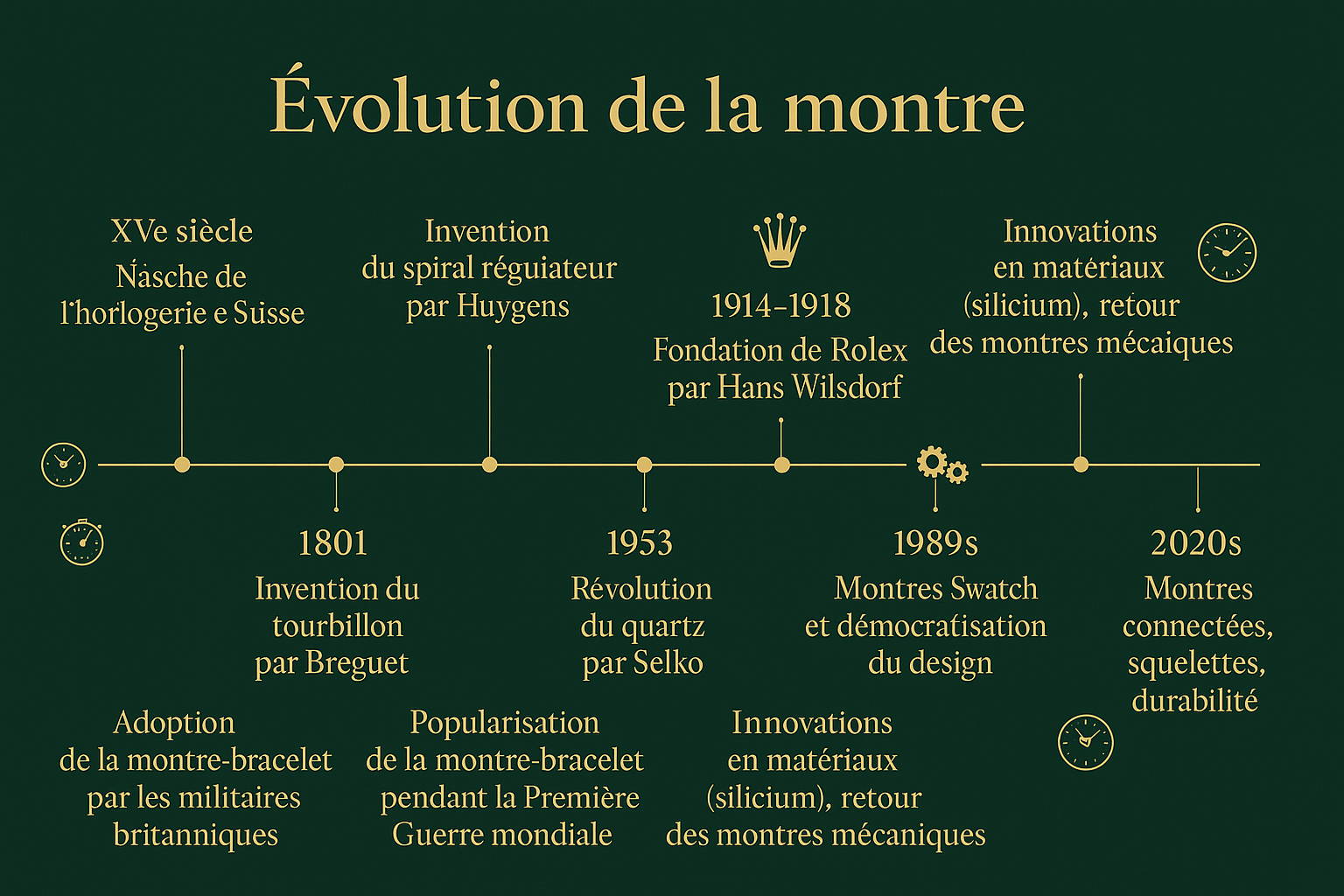 HISTOIRE ET EVOLUTION DE LA MONTRE marctissierwatches — free download